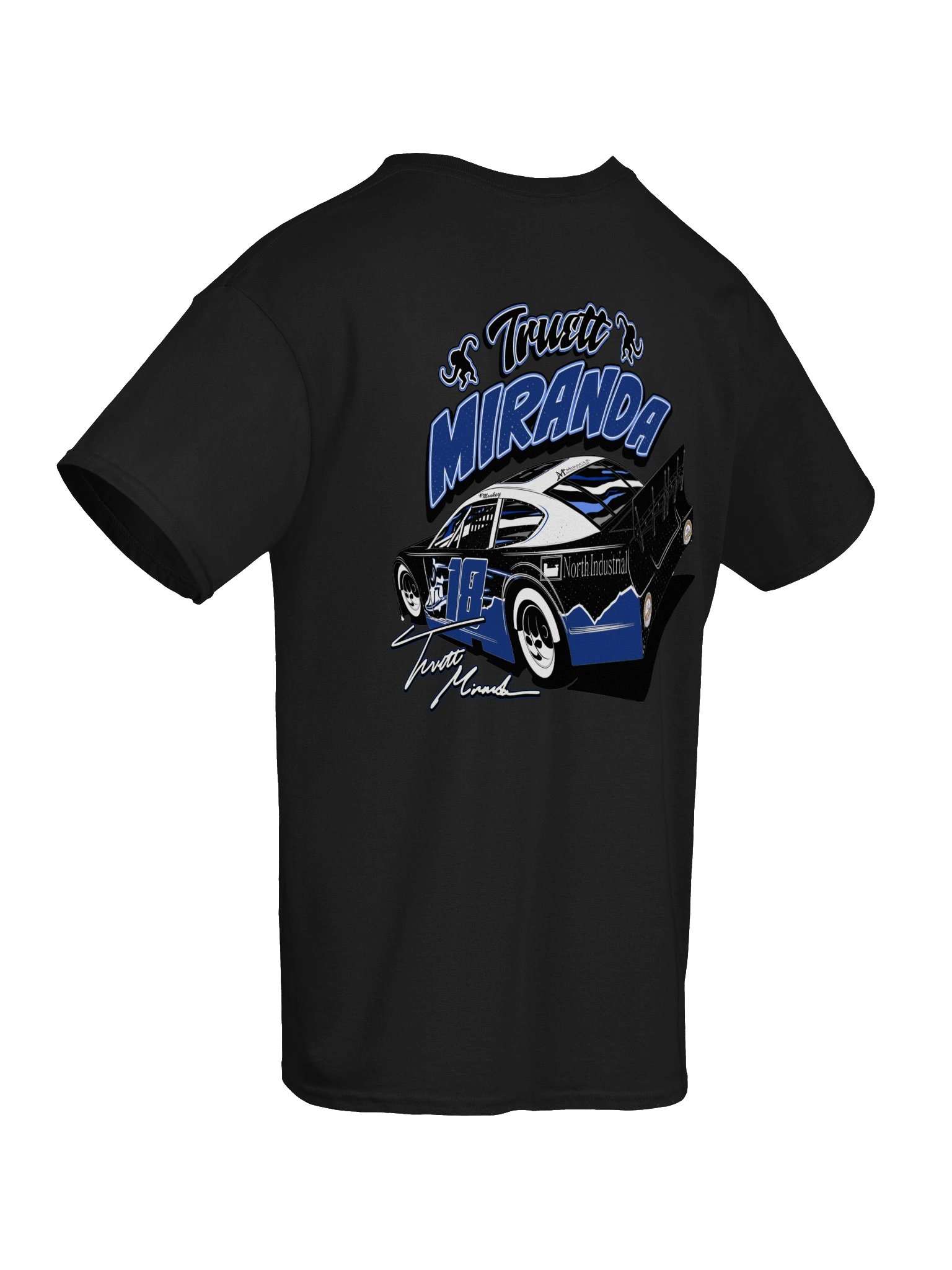 Truett Miranda No. 18 Freight Train Late Model Stock Racing Tee product image (23)