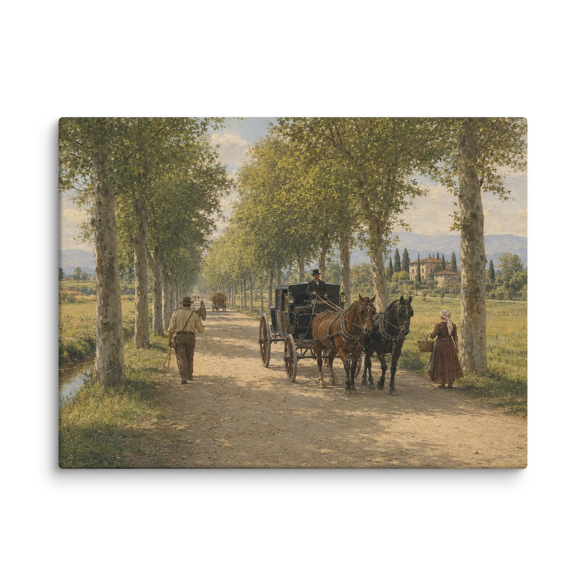 La Strada verso Monza — Gallery Canvas Print product image (1)