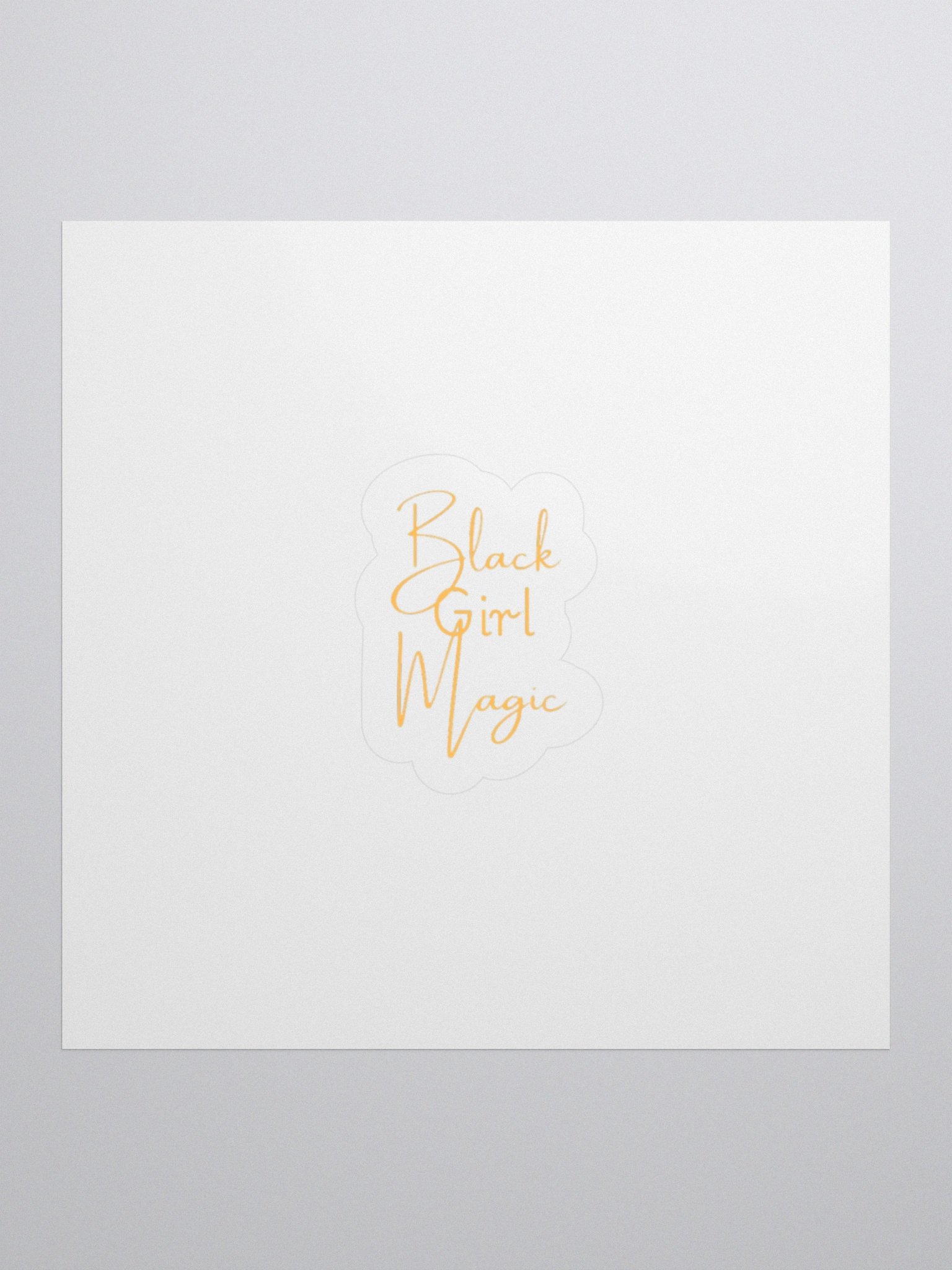 BLACK GIRL MAGIC STICKER product image (1)