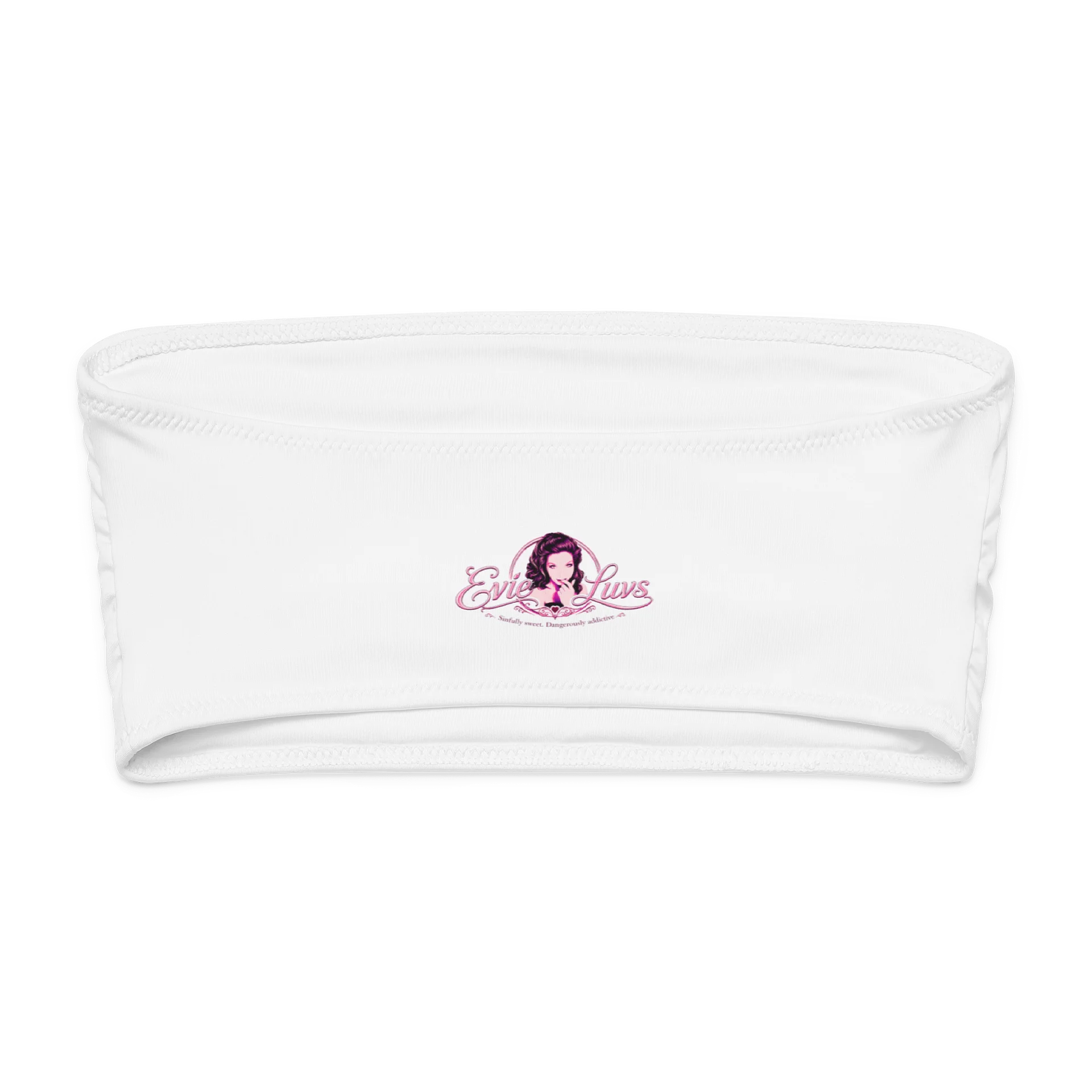 All-Over Print Bandeau Portrait Logo Bikini Top product image (2)