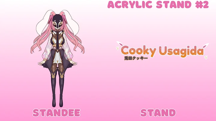 【NEW MODEL DEBUT】Cooky Usagida + Pon Pon Acrylic Stands product image (2)