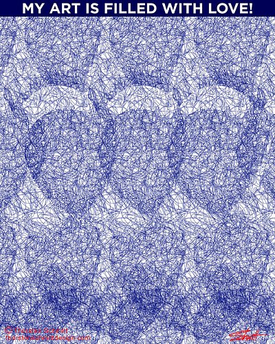 My Art is filled with love and people can see it. What is it?
