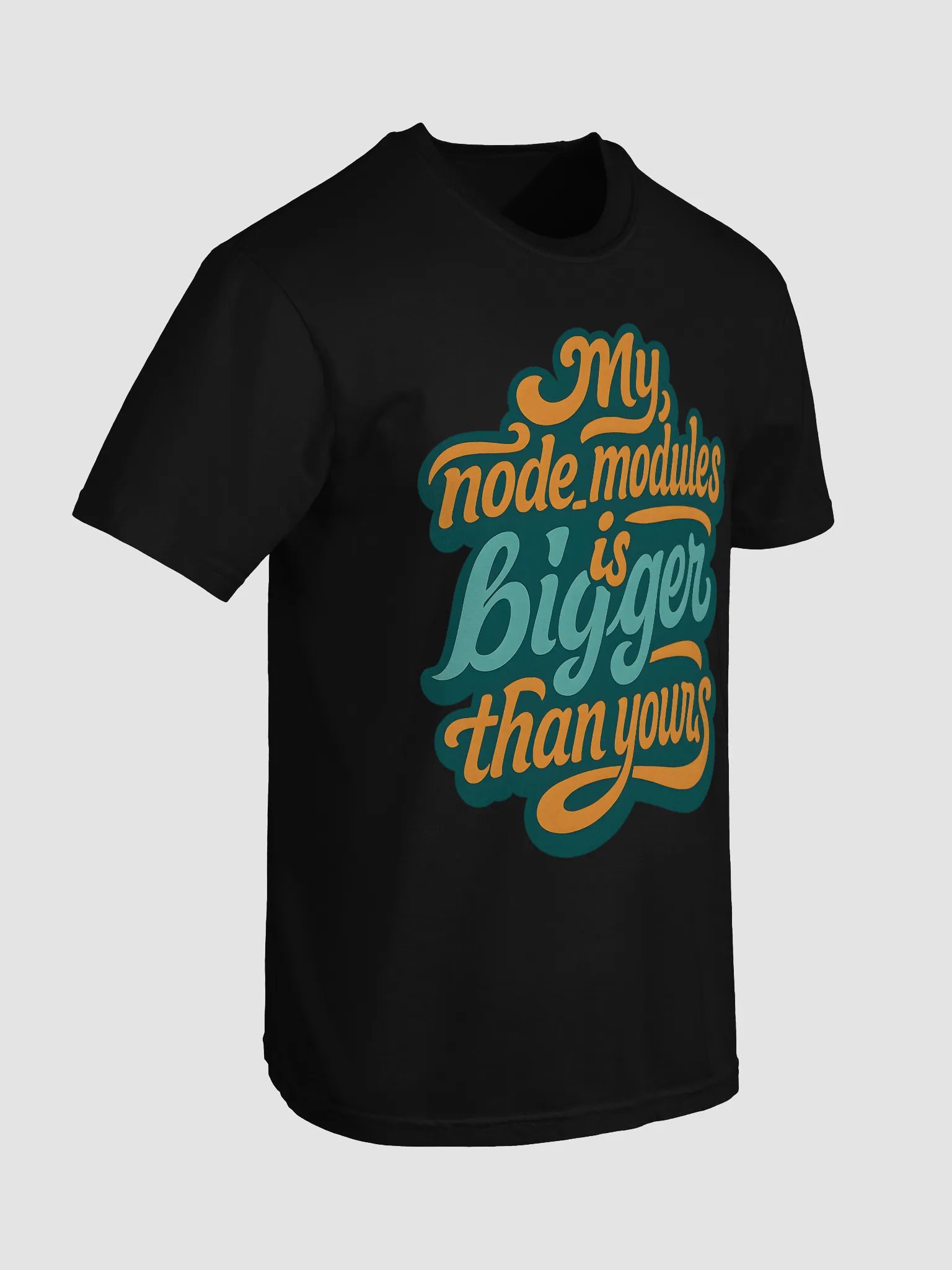 my node_modules is bigger than yours t-shirt product image (94)