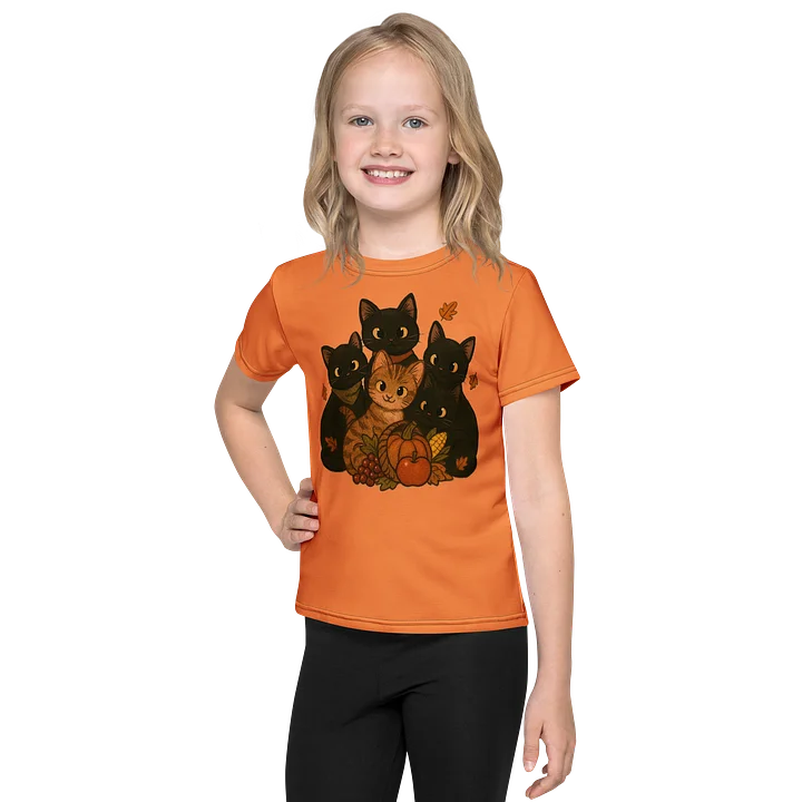 Cat brigade fall Kids T-Shirt product image (1)