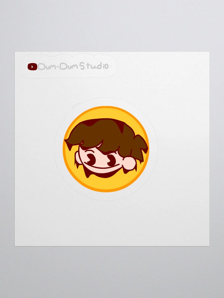 Dum-Dum logo sticker product image (1)