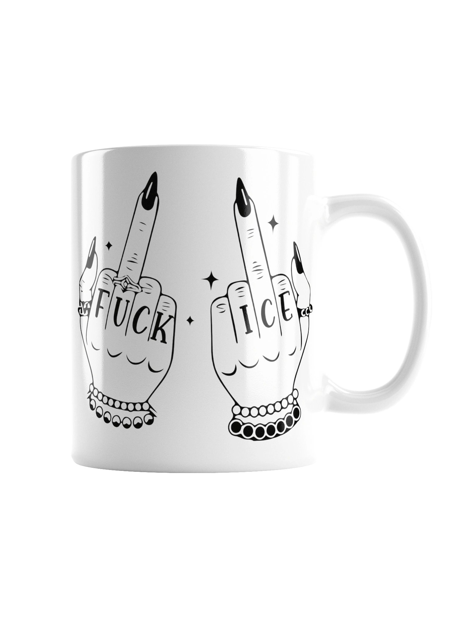 Fuck ICE Middle Finger Mug product image (1)
