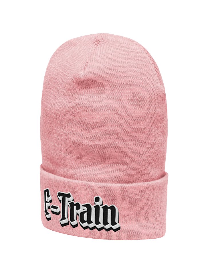 E-Train | Typeface Logo Beanie (2 Colours Available) product image (4)