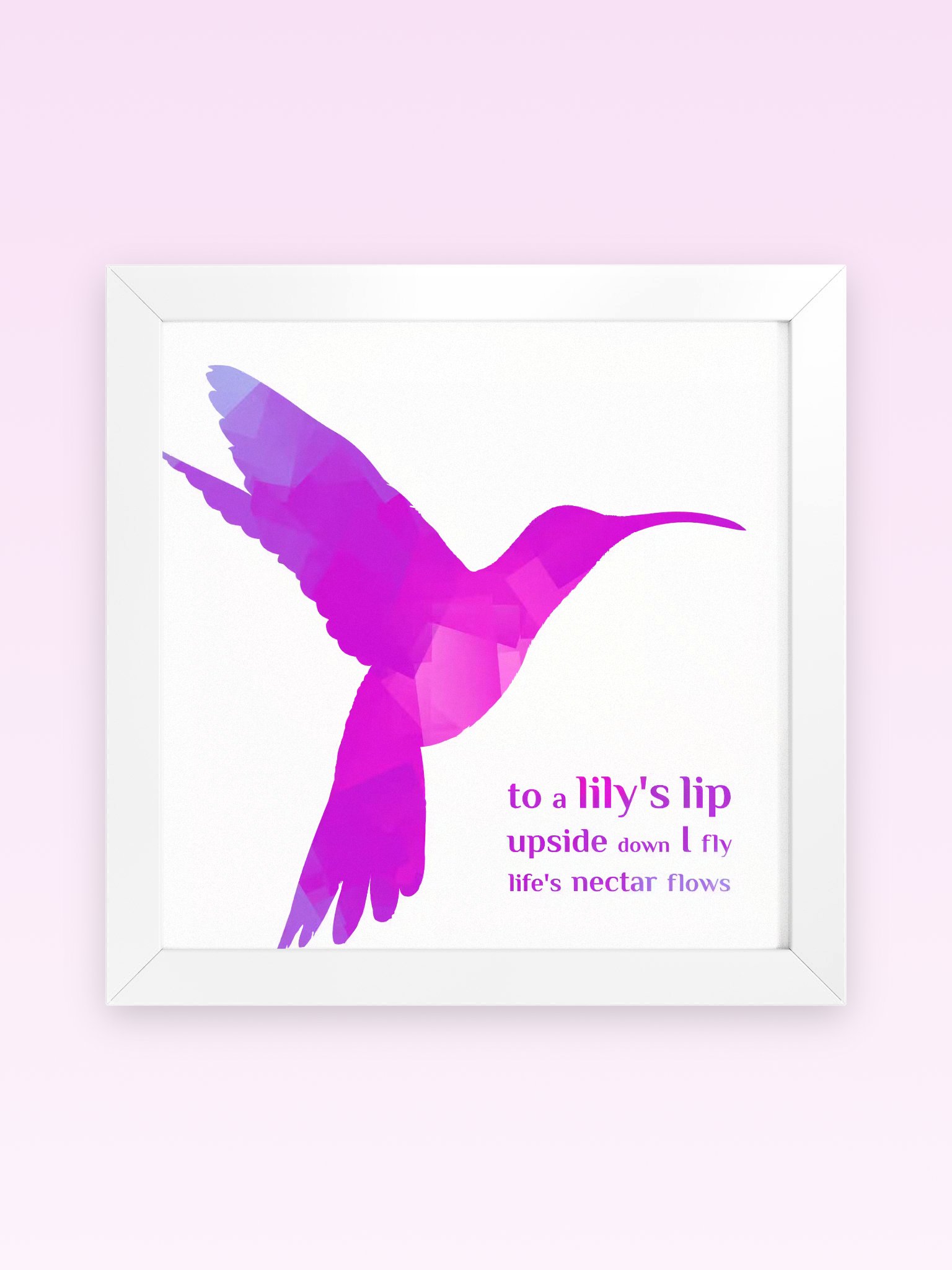 Framed Museum-Quality Poster - Hummingbird product image (1)
