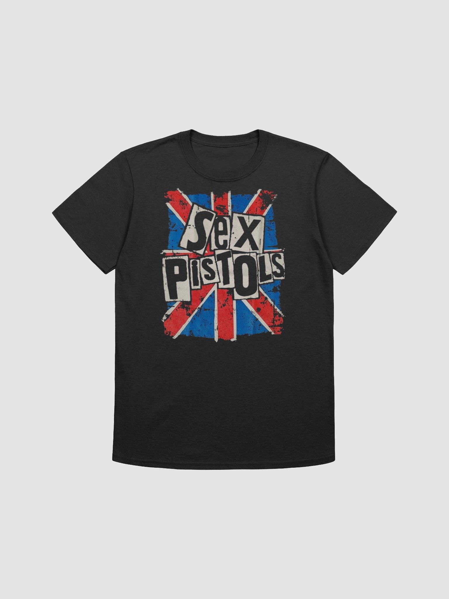 Sex Pistols T-Shirt Union Jack Distressed Vintage 1977 | Johnny Rotten Sid Vicious Punk Rock Graphic Tee | Never Mind The Bollocks Collector Shirt product image (2)