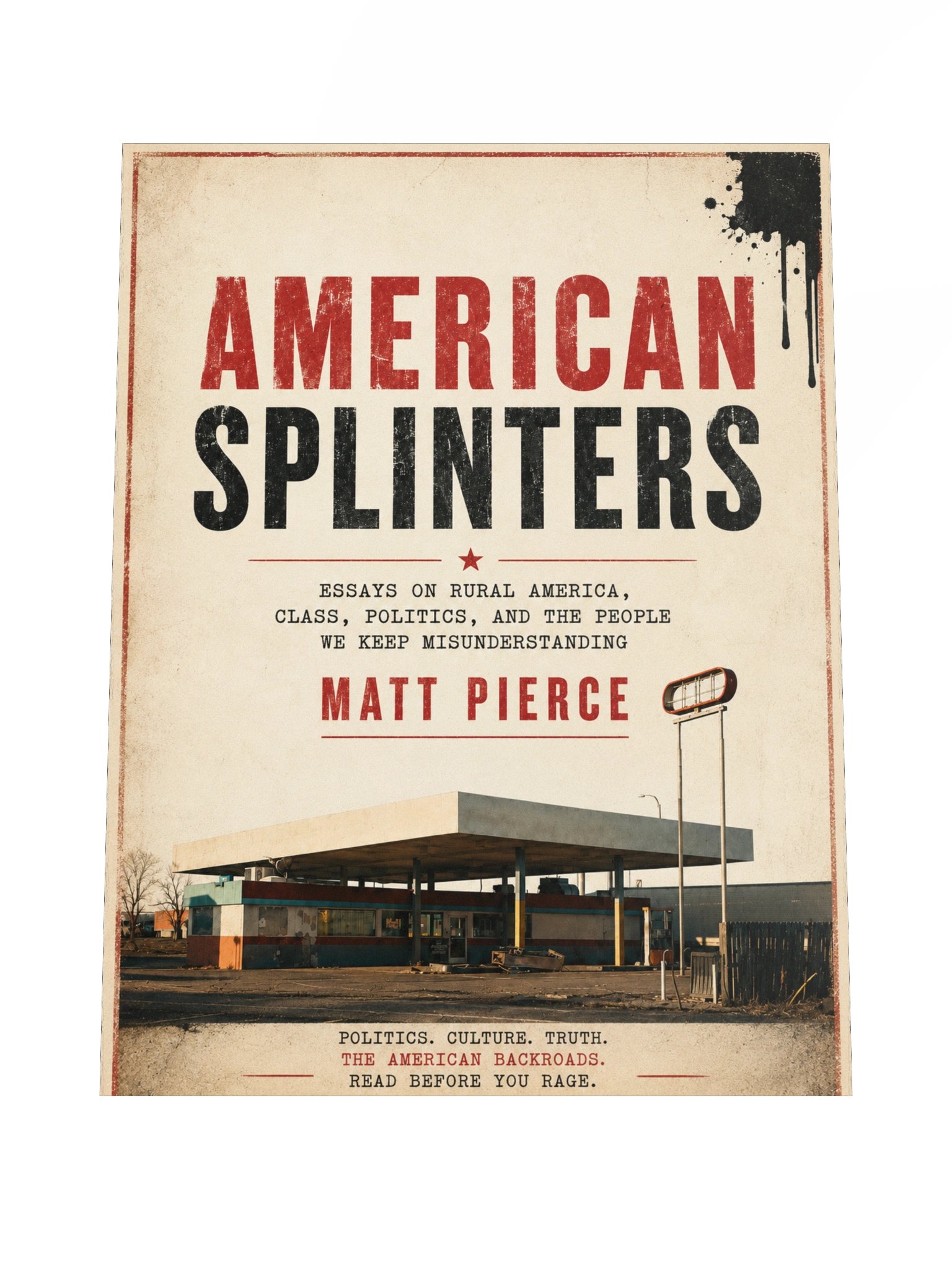 American Splinters 18x24 Poster | Original Matt Pierce Road Trip Artwork from Moriarty, New Mexico product image (4)