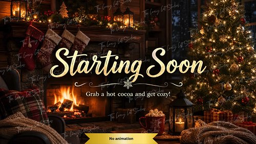 CHRISTMAS STREAMING JUST GOT COZIER! 🔥🎄

Get ready to make your holiday streams feel like home! ❤️✨ These new animated Christ...