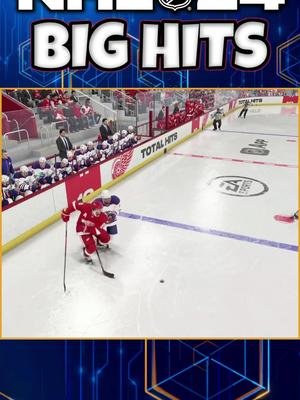I got to play #nhl24 early and test out all the new hitting 👀