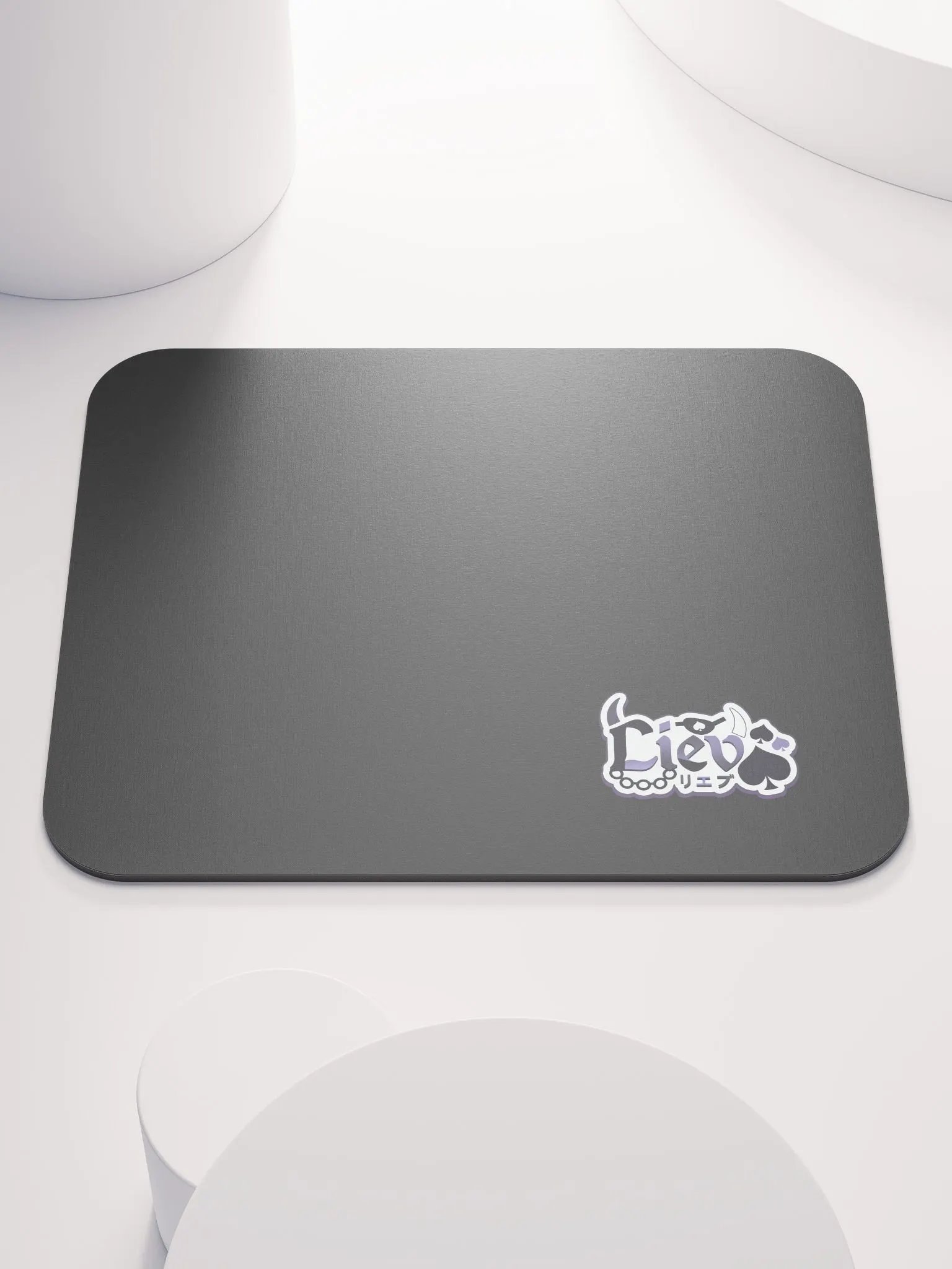 Liev simple logo mouse pad product image (1)