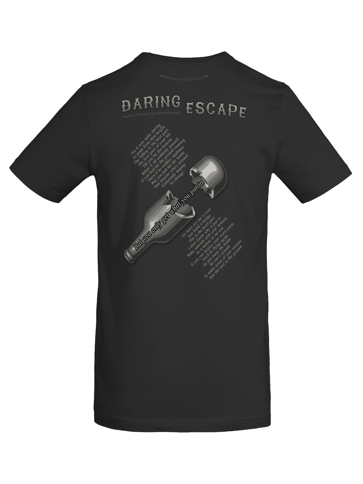 lightweight tee w/Daring Escape graphic & lyrics product image (2)