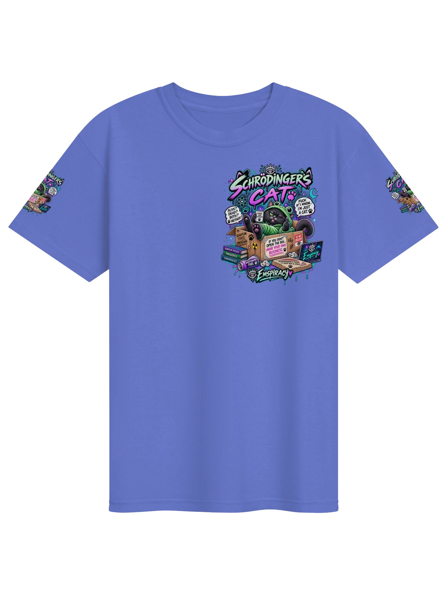 😂💚 SCHRÖDINGER’S CAT FUCK KNOWS… I’M JUST A CAT. 🐈‍⬛🐸 product image (98)