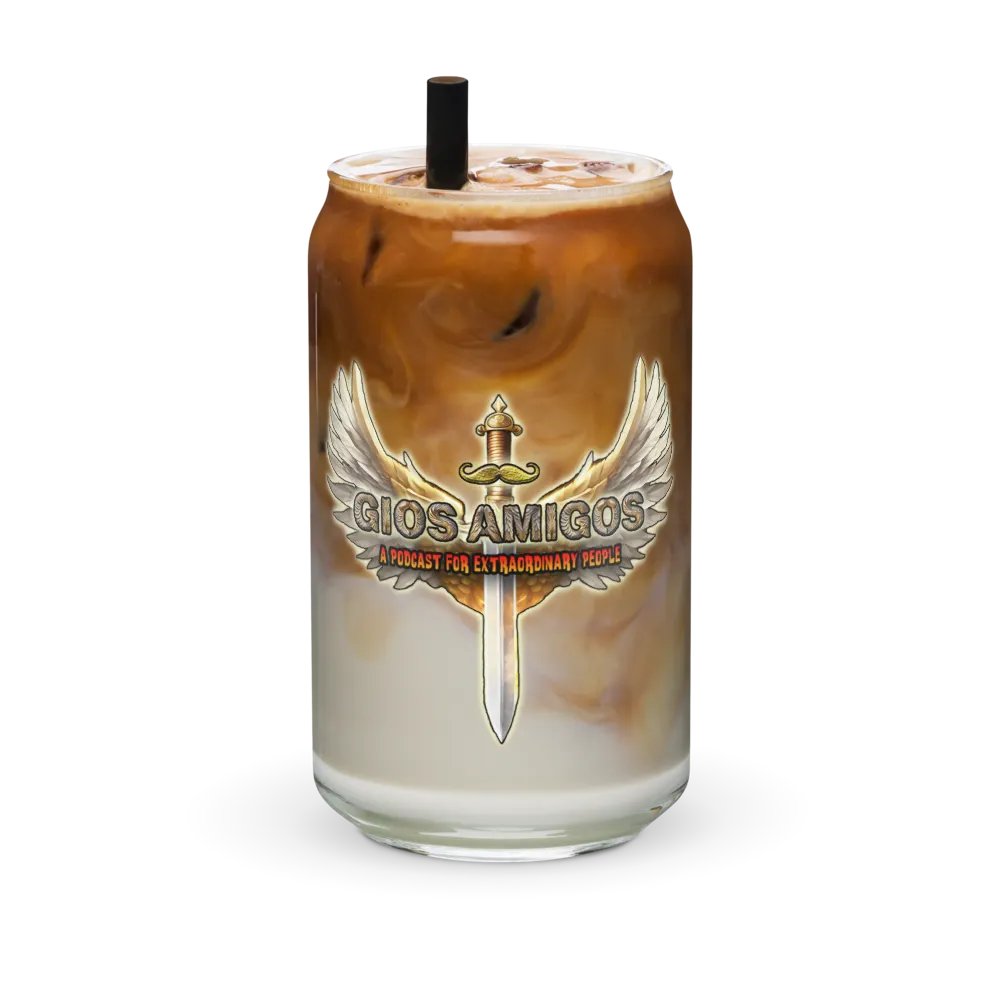 Gios Amigos Winged Sword Can-Shaped Glass product image (1)