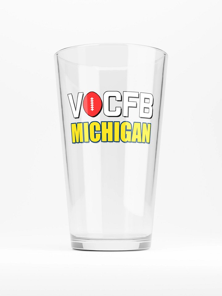 Michigan VOCFB Pint Glass product image (1)