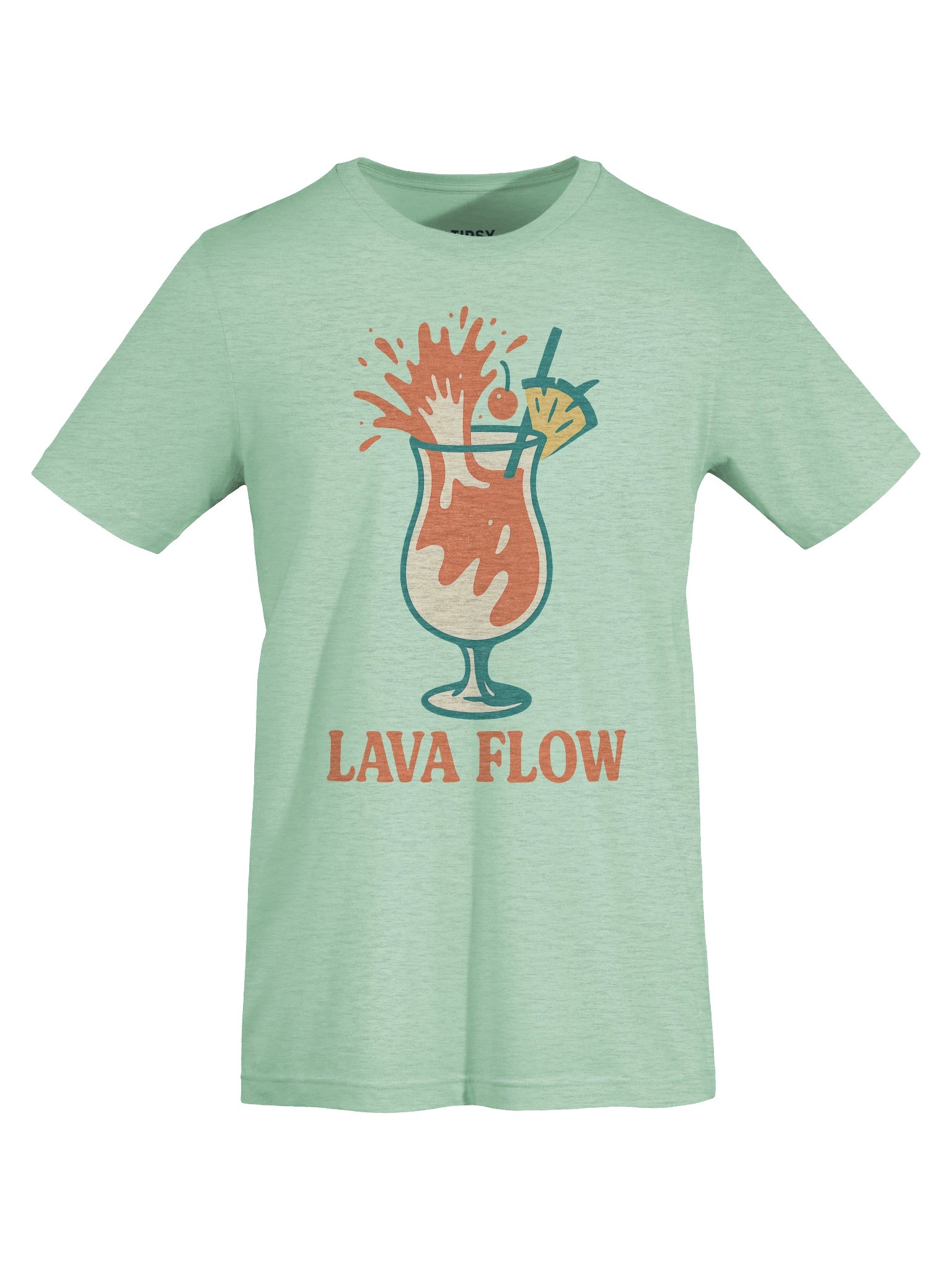 Lava Flow Cocktail Glass T-Shirt product image (35)