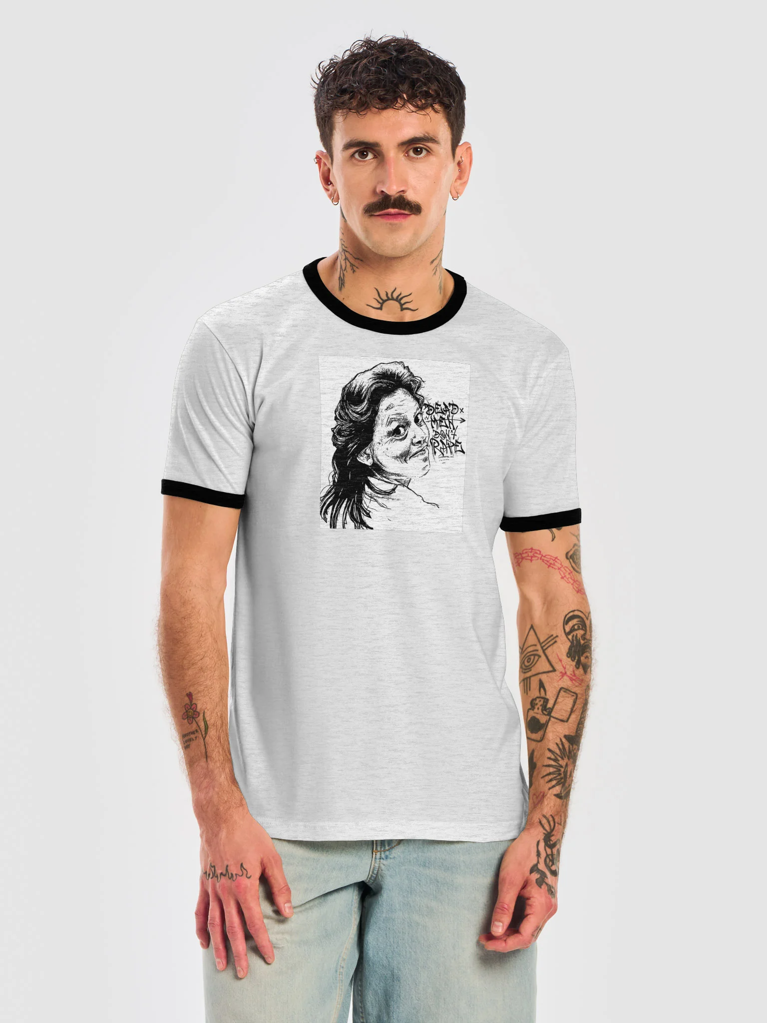 Queen Aileen Unisex Ringer Tee product image (5)