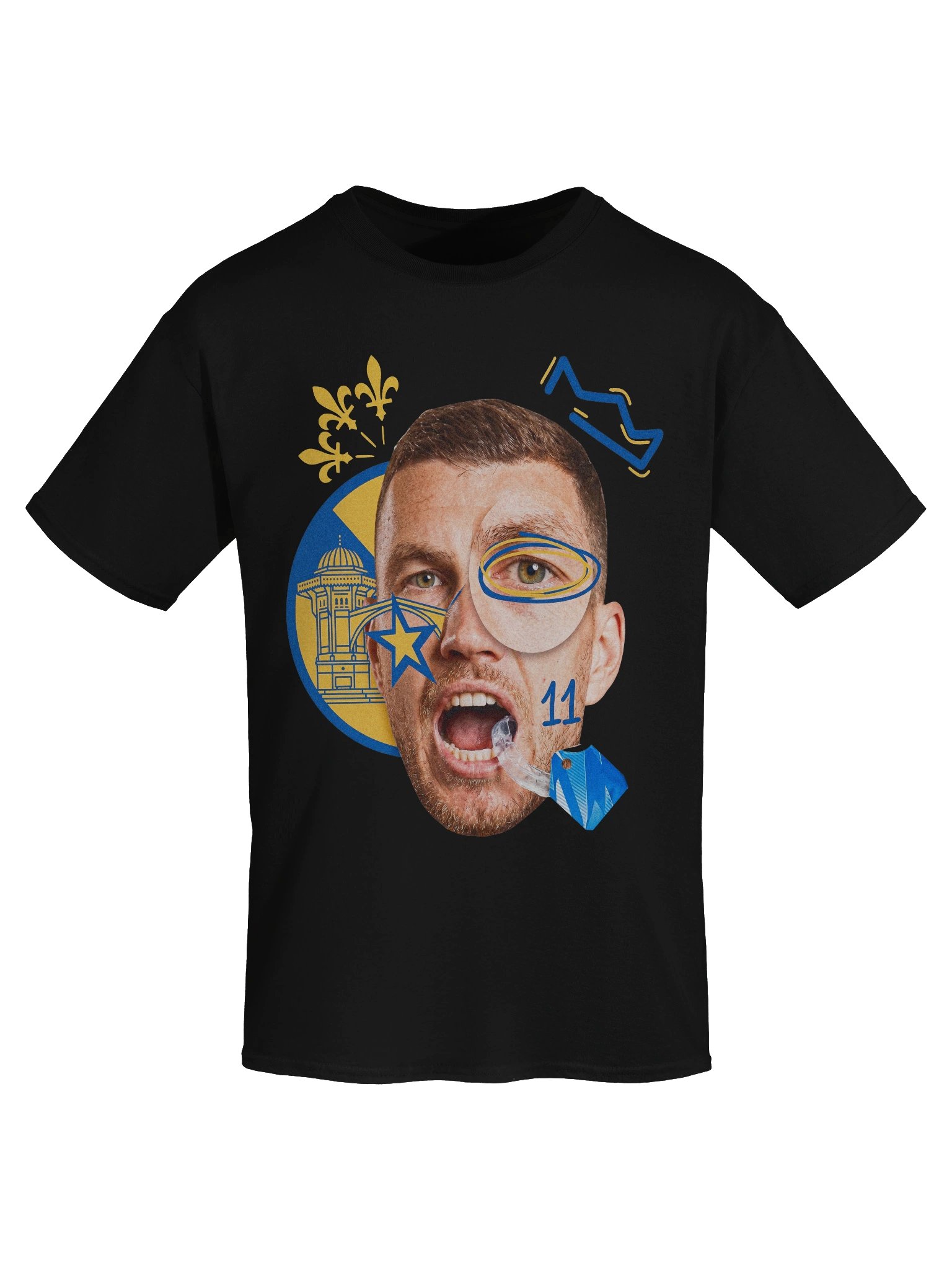 Bosnian "Dzeko" Football Icon T-Shirt product image (5)