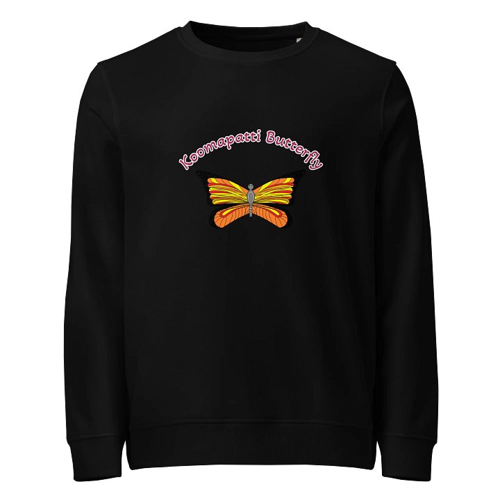 Koomapatti Butterfly Organic Sweatshirt product image (1)