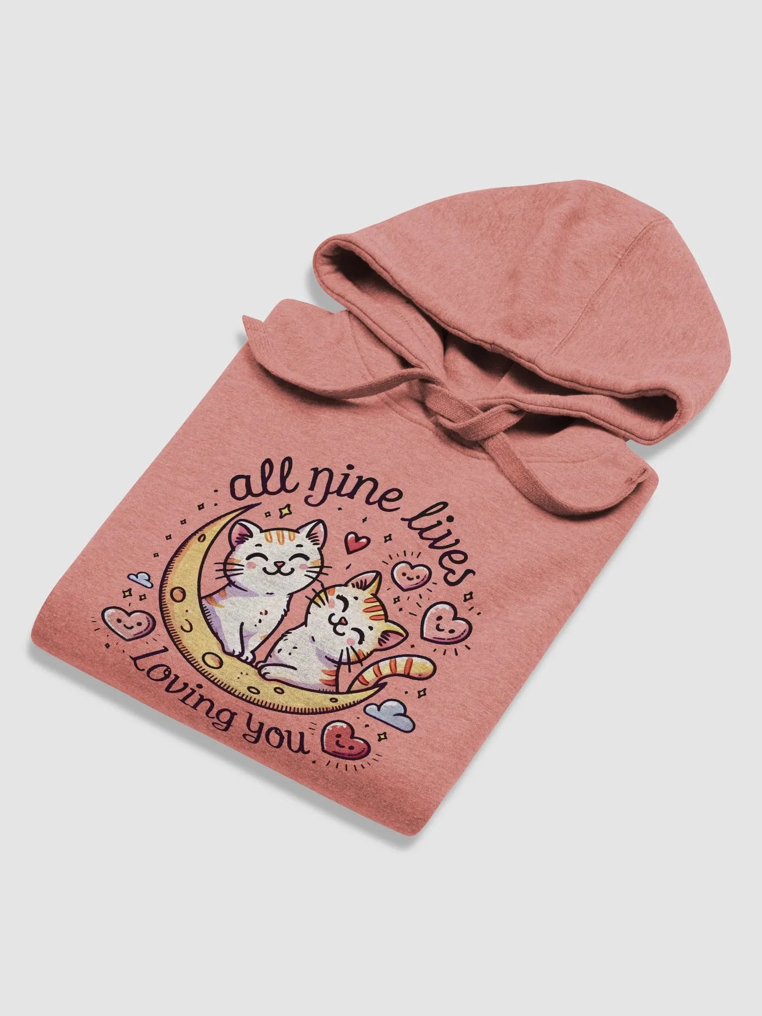 All nine lives loving you hoodie product image (6)