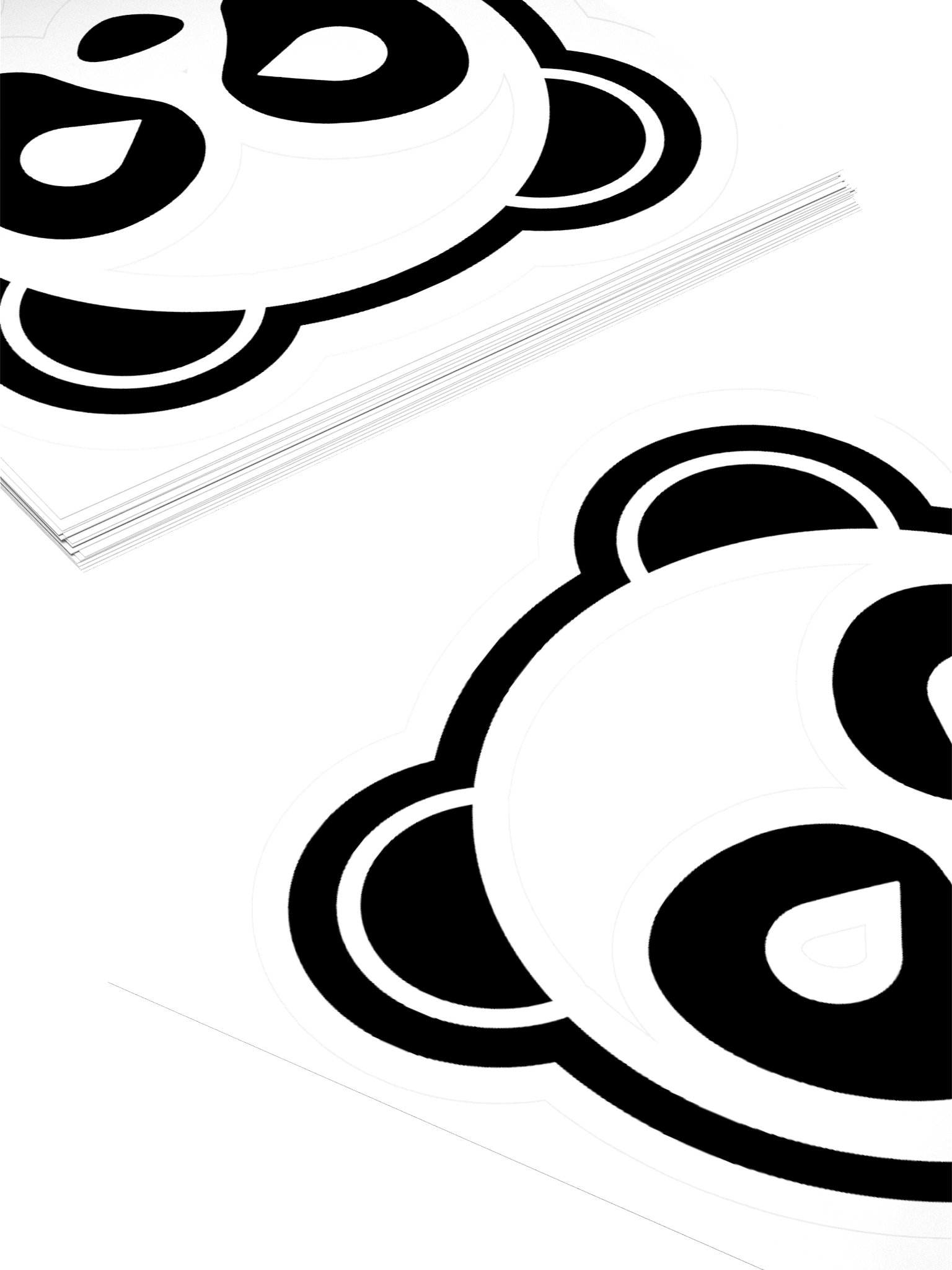Black Logo Clear Sticker product image (10)