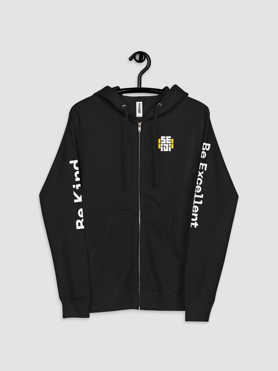 BK // BE Sleeve Zip-Up Hoodie product image (3)