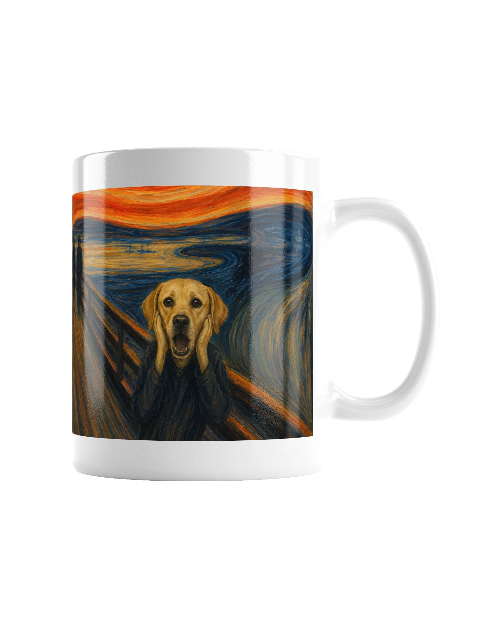Labrador Retriever The Scream Mug product image (3)