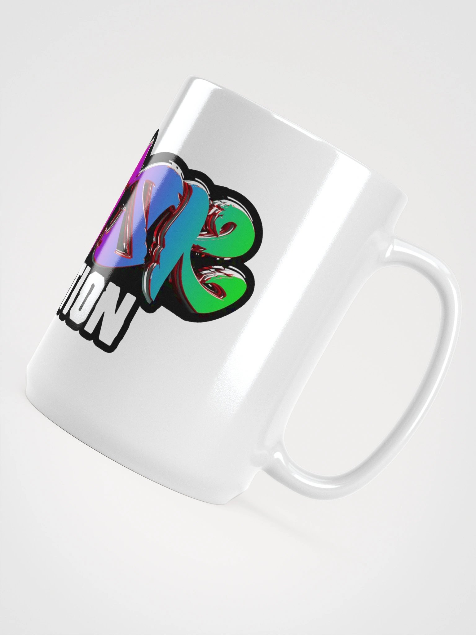 The Brisk Selection Rainbow Mug White product image (3)