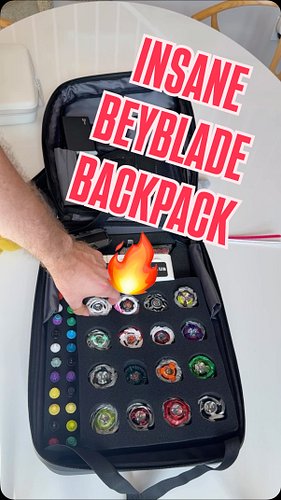 Code 'WIZARD' for 8% off anything on @beysandbricks (including this backpack)! #beyblade #beybladex #beybladeaccessories #bey...