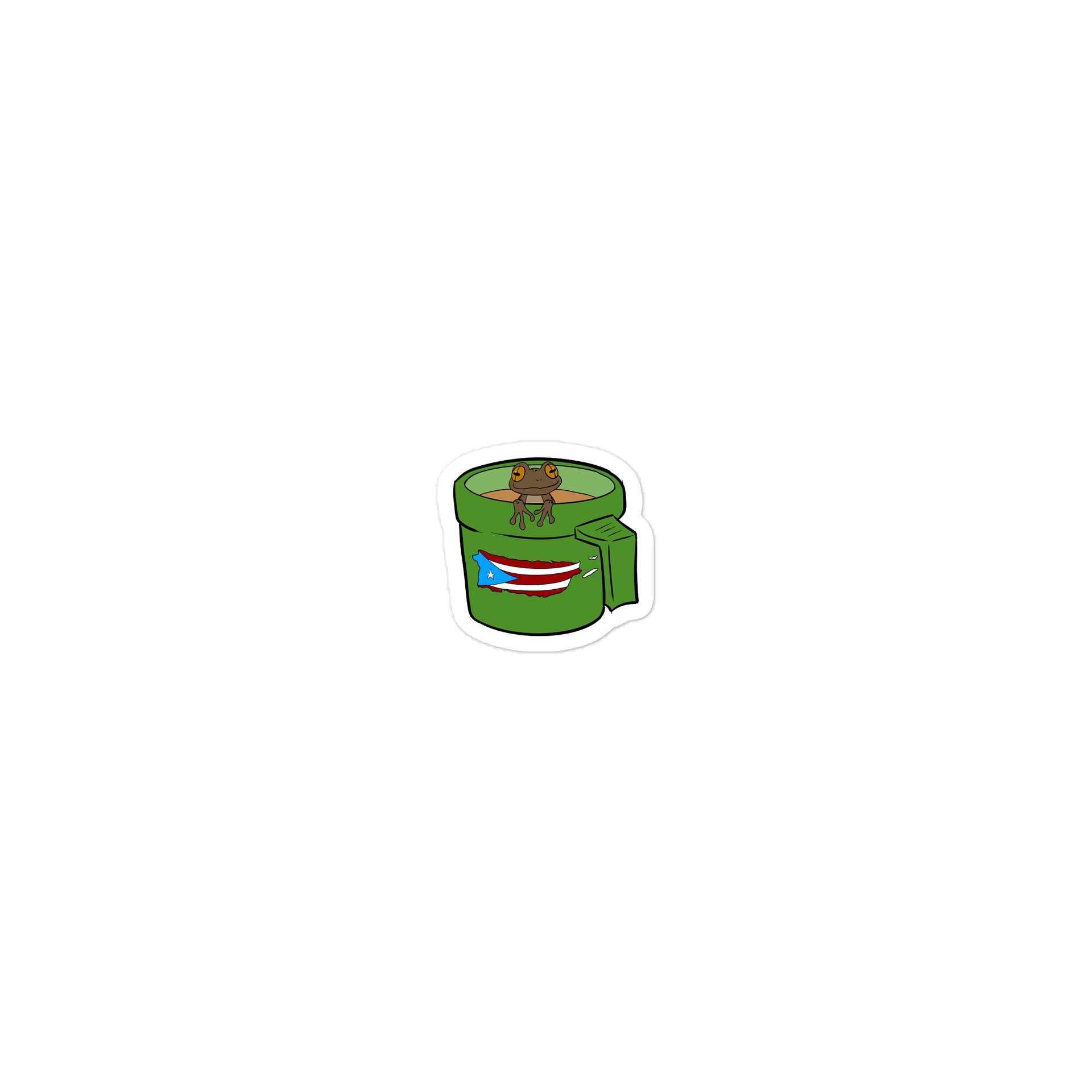 Coquí en tu café (Sticker) product image (1)
