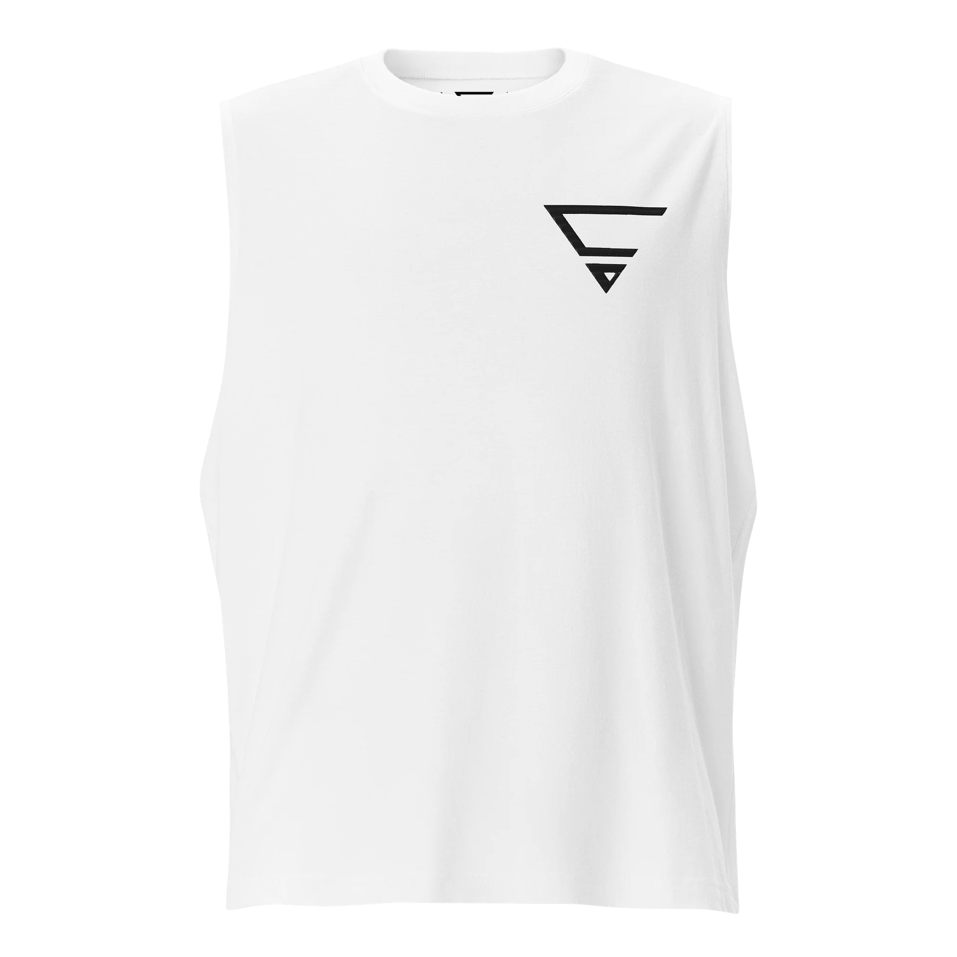 CraytoX Logo - Muscle-Shirt weiß (Stick) product image (1)