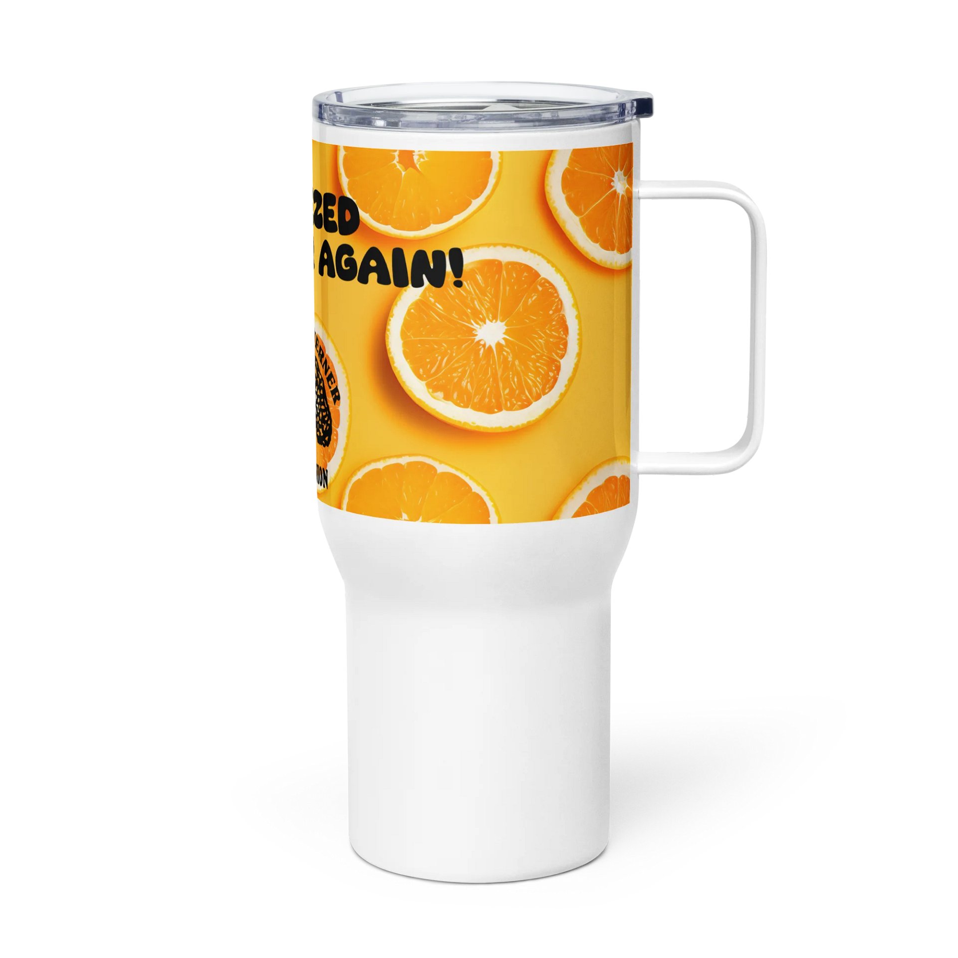 "Squeezed Together Again" Travel Mug w/ Handle product image (3)