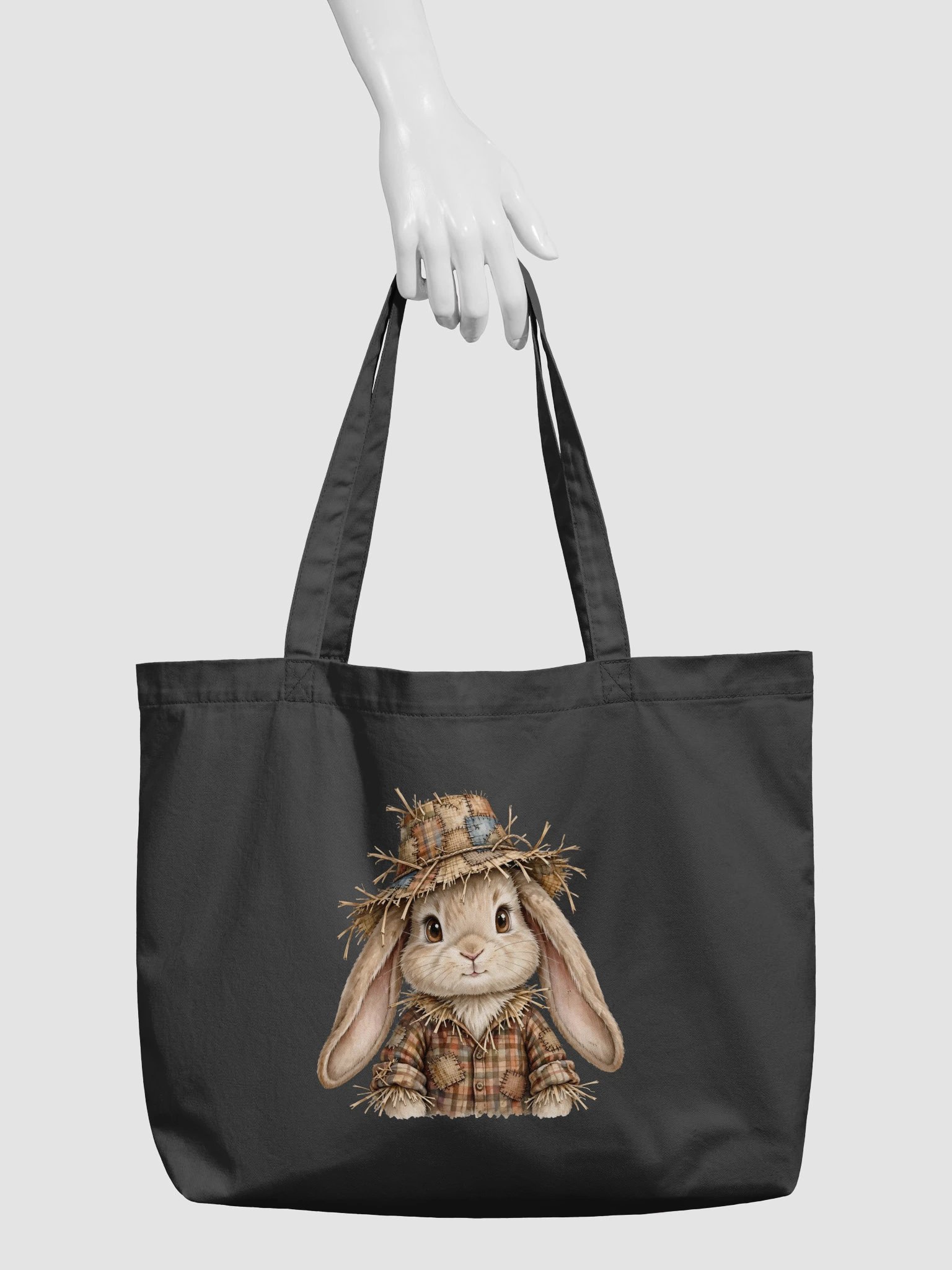 Econscious Organic Cotton Tote with Scarecrow Bunny product image (3)