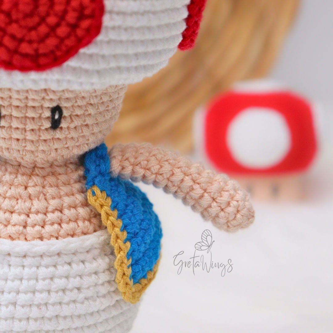 Toad Amigurumi Pattern Mario Bros Series (Digital Download) product image (2)