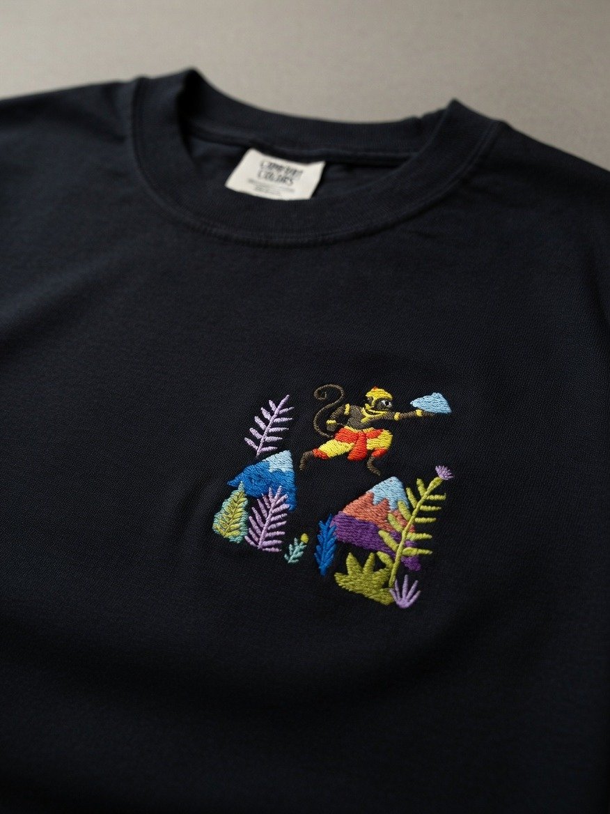 Om Hanumate Namaha - The Devotion of Strength (BLACK) product image (1)