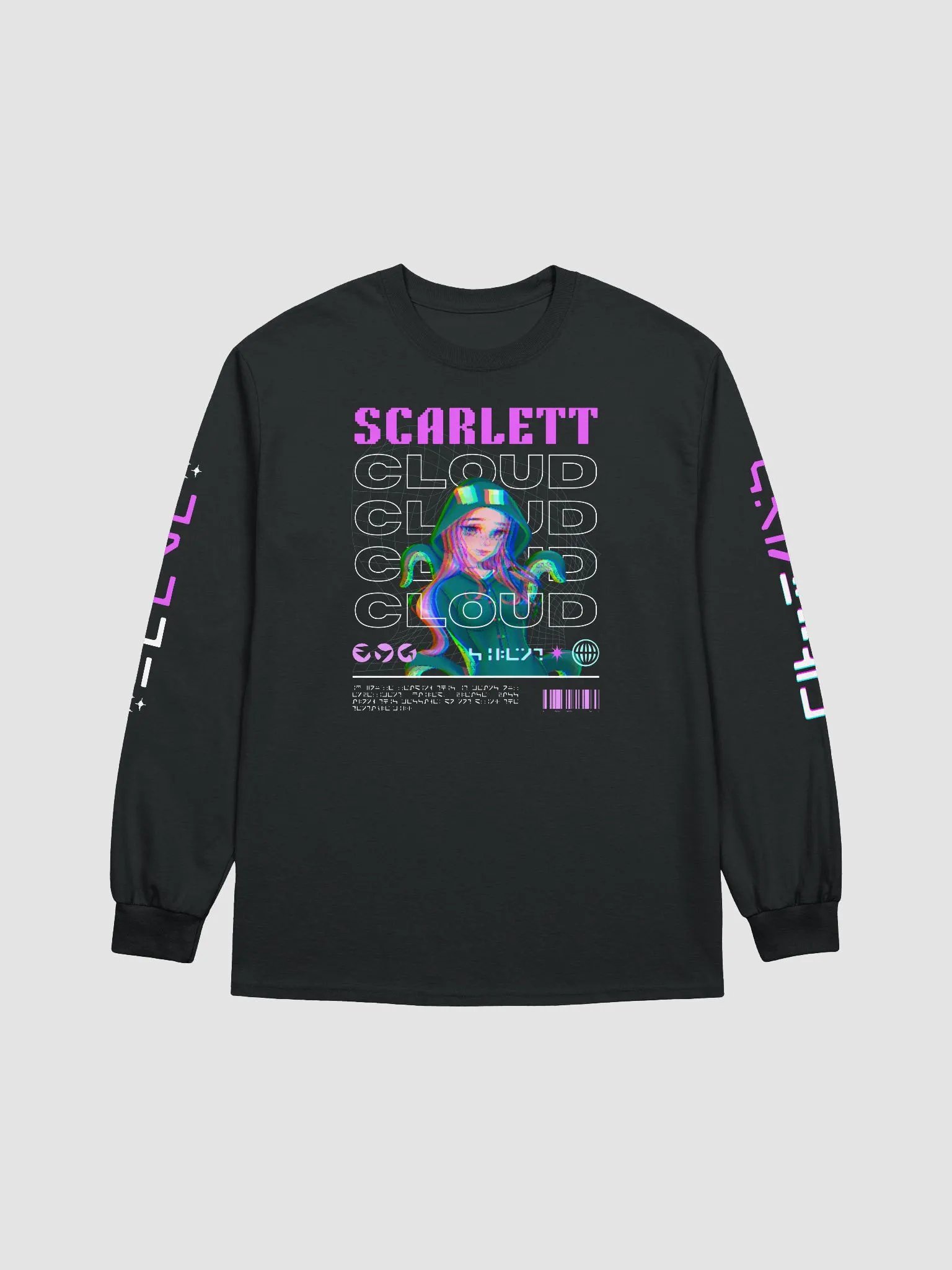 scarlett vaporwave longsleeve product image (1)