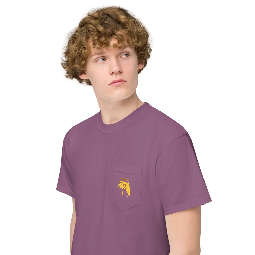 "Lido" Beach Pocket Tee Front & Back product image (12)