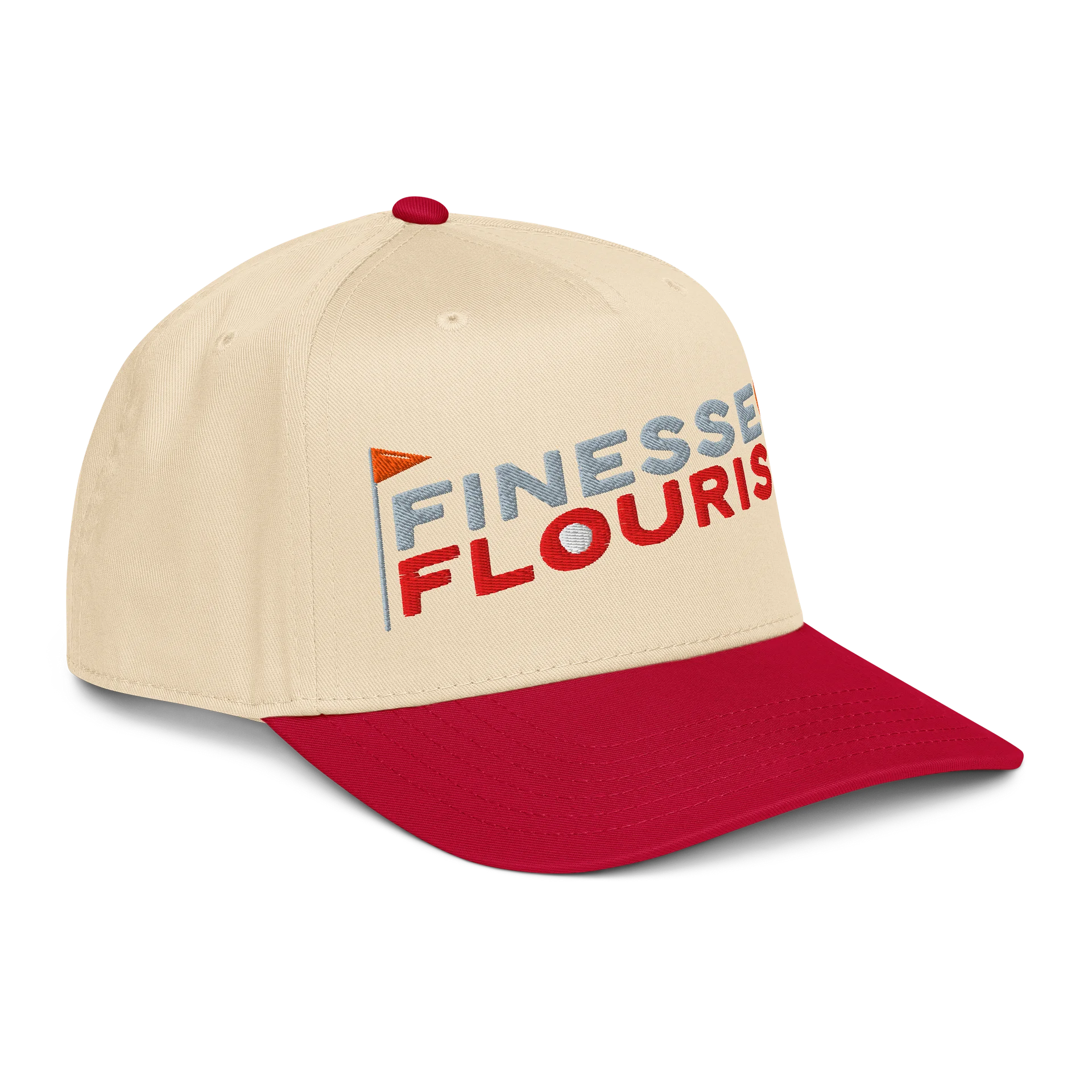F&F Flag Mid-Profile Baseball Cap (RED) product image (4)