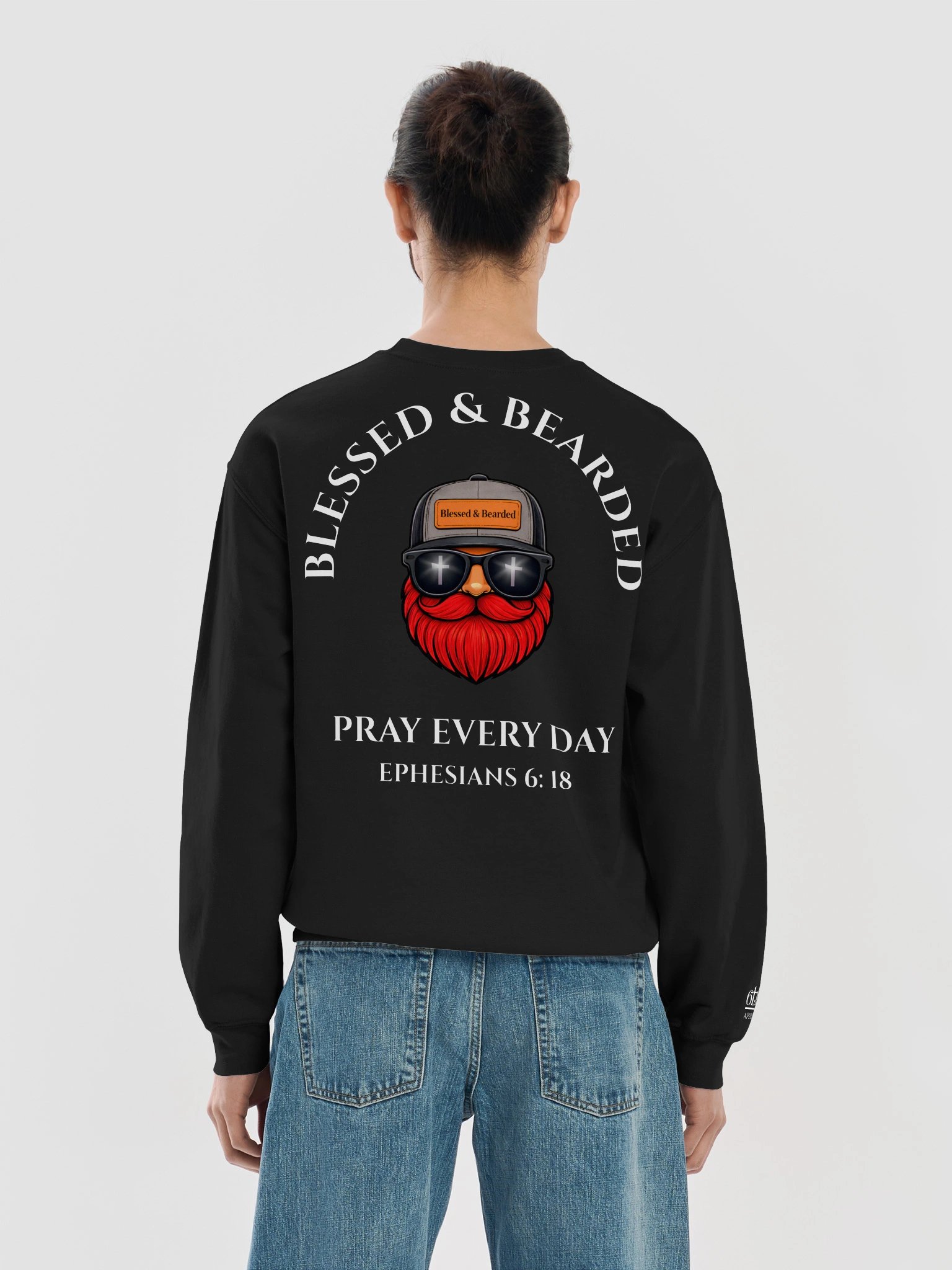Blessed & Bearded Crewneck Sweatshirt product image (41)