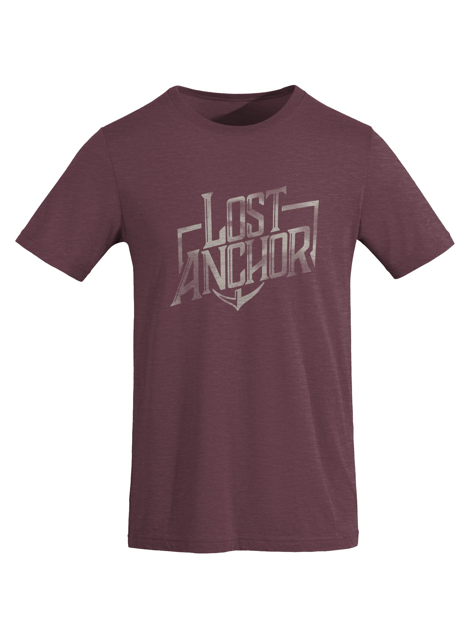 Lost Anchor Logo Tee - Maroon product image (8)