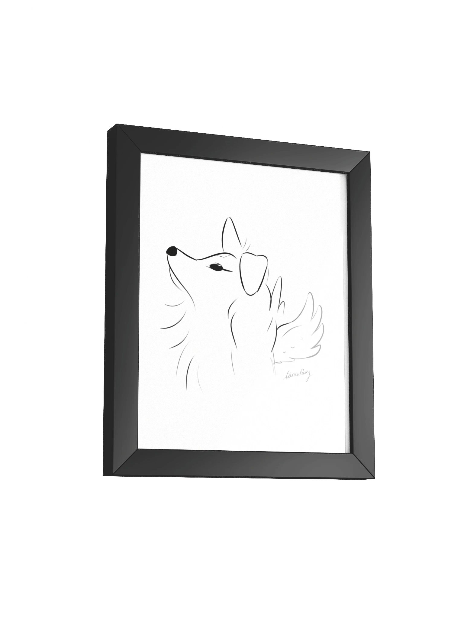 The Angel Sheltie - Framed Print product image (3)