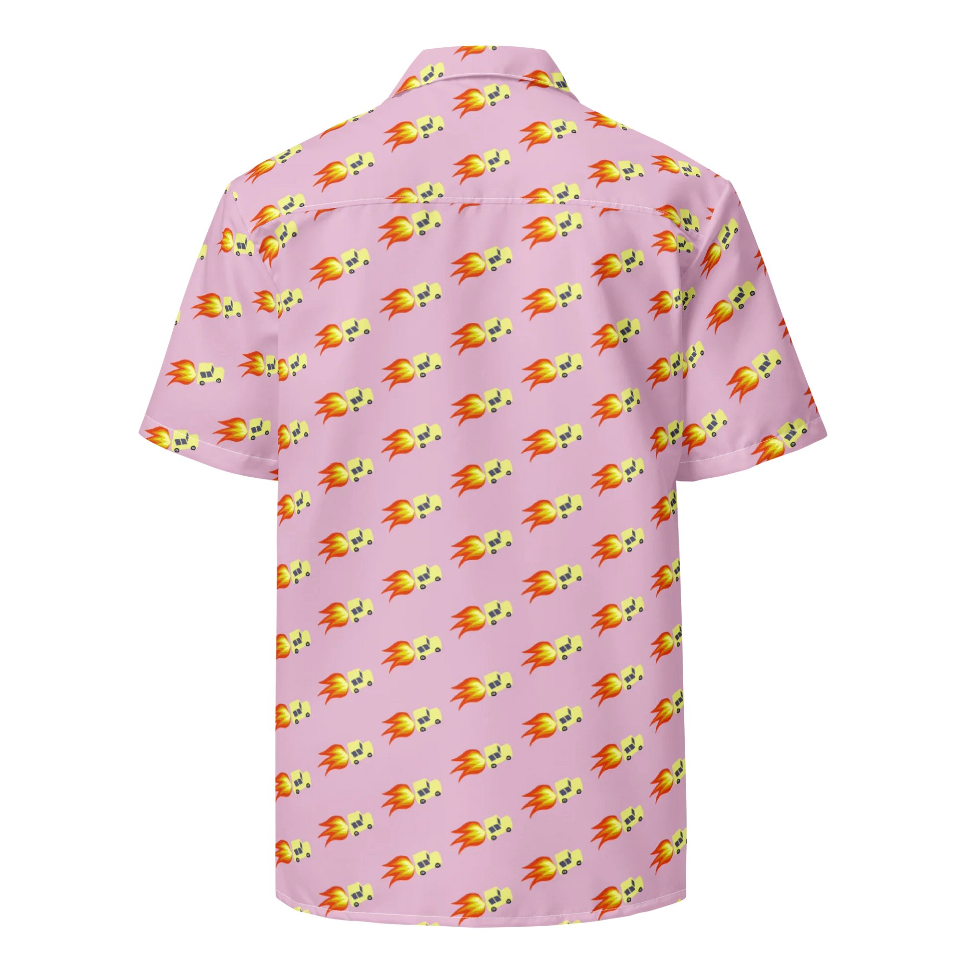 Pink Rocket Powered Hawaiian Shirt product image (2)