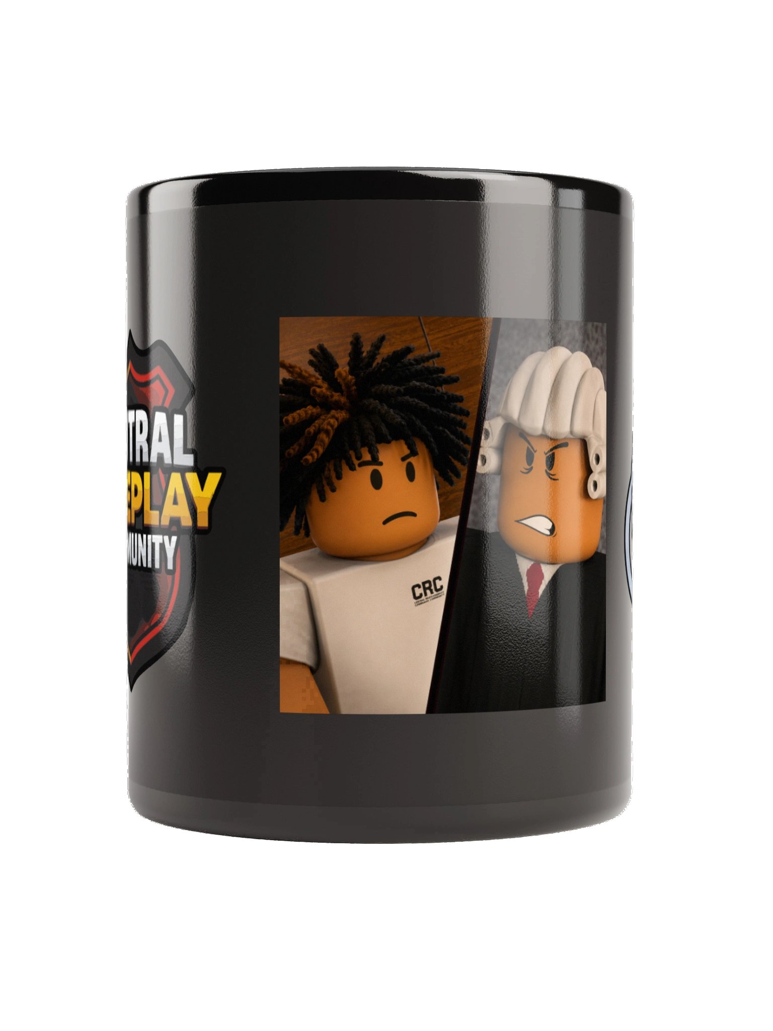 Central Roleplay Community Black Glossy Mug product image (4)