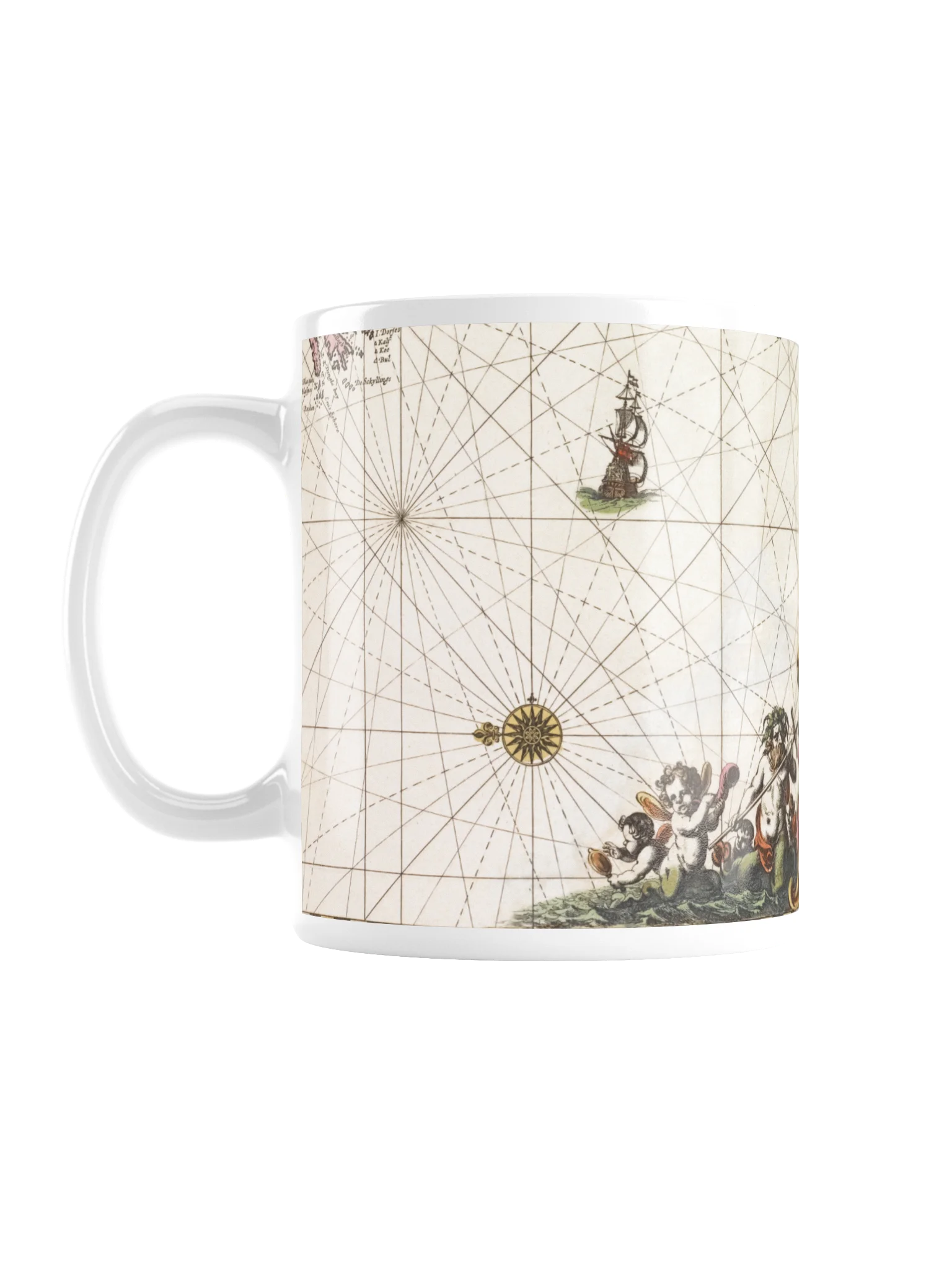 Vintage Nautical Map Mug product image (1)