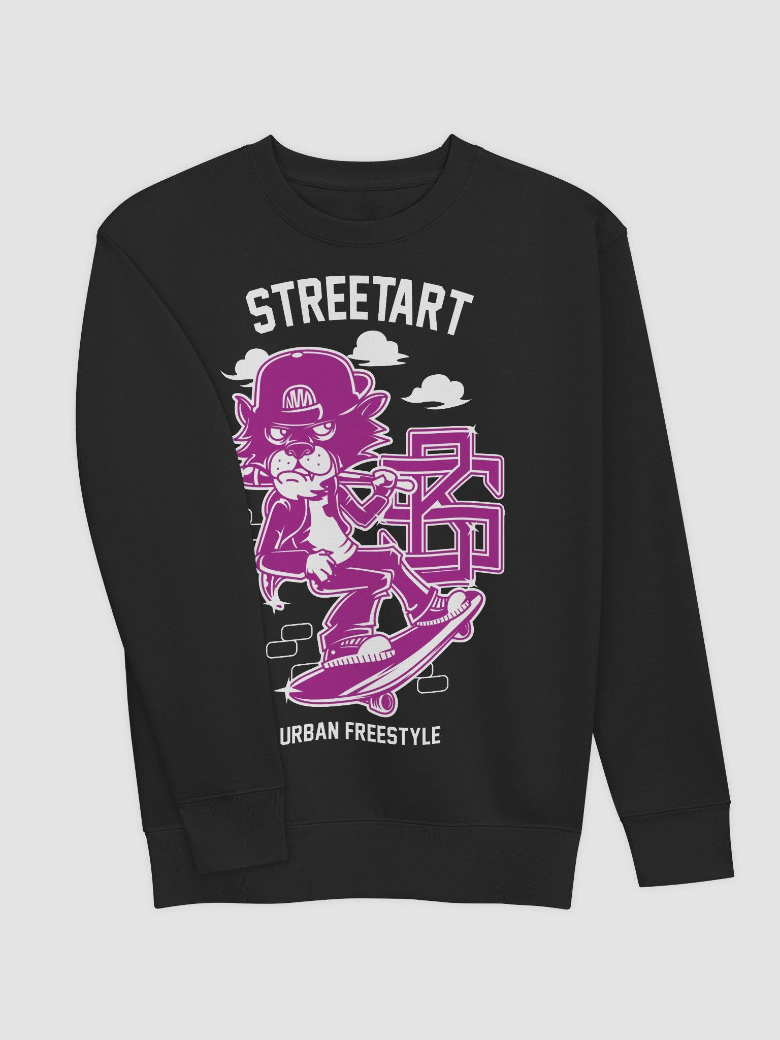 Panther Skater Street Art Sweatshirt product image (2)