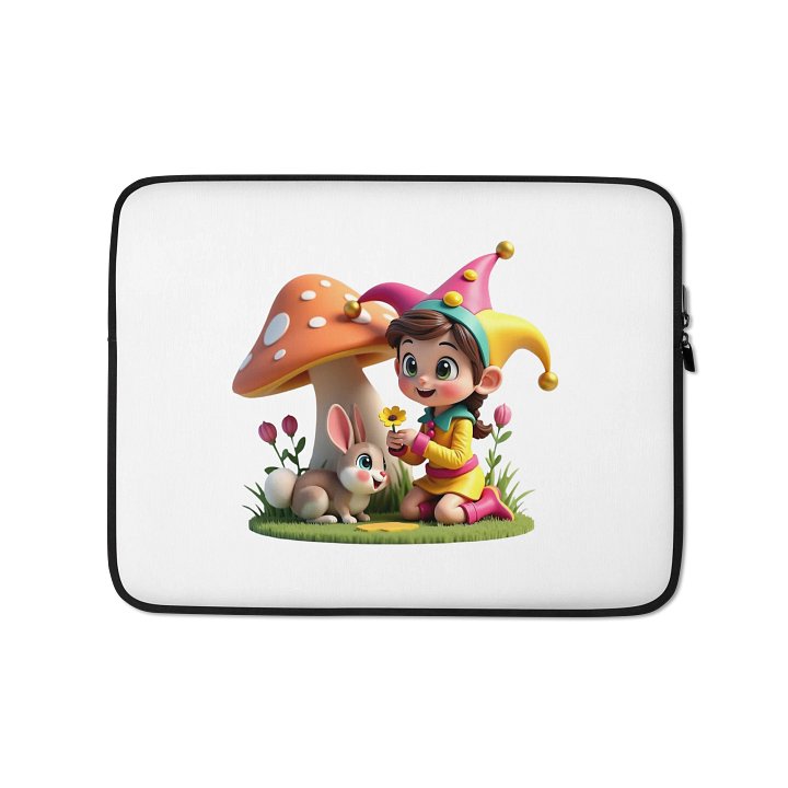 JessyJesty “Bunny Cuddles” Laptop Sleeve – Soft, Sweet, and Super Protective! product image (1)