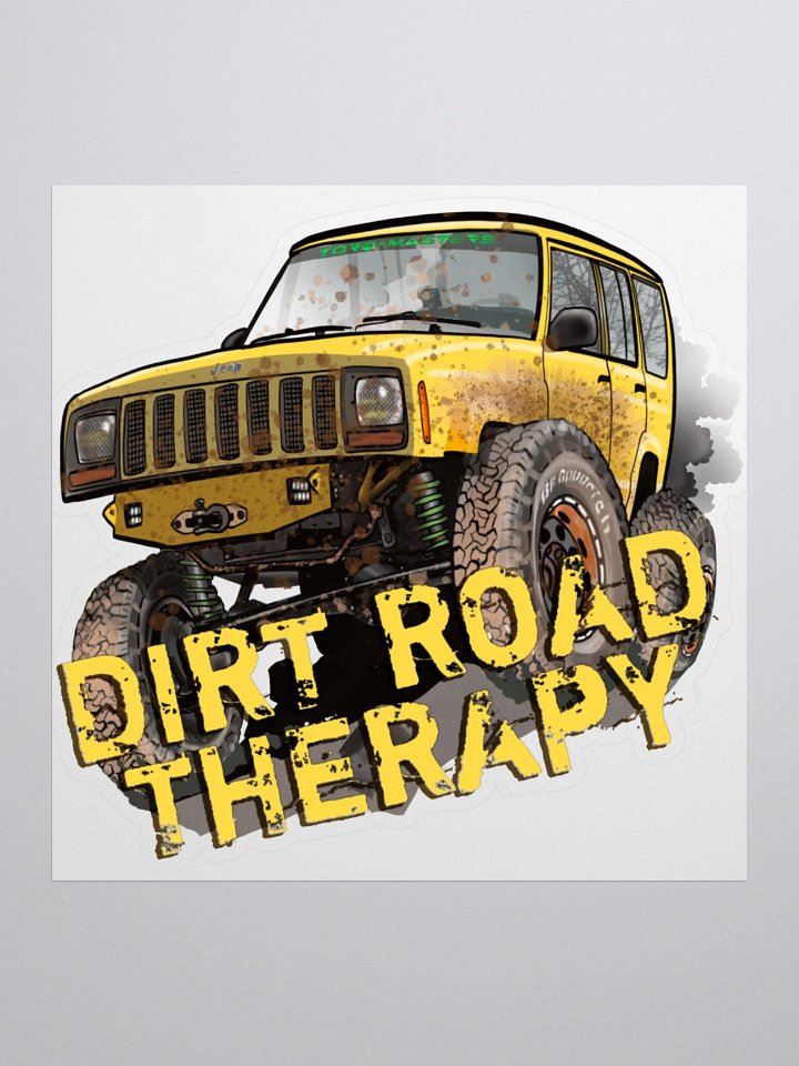 Vinyl Sticker - Dirt Road Therapy THE SPOOL BUS product image (1)