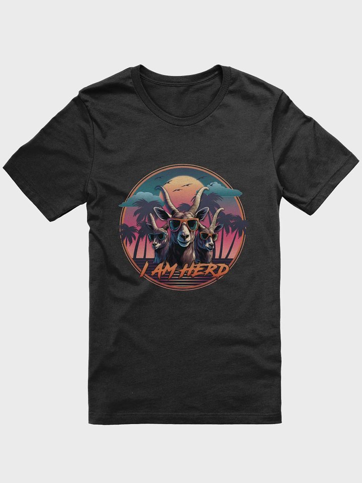 I am Herd Retro T-Shirt (Blue) product image (1)